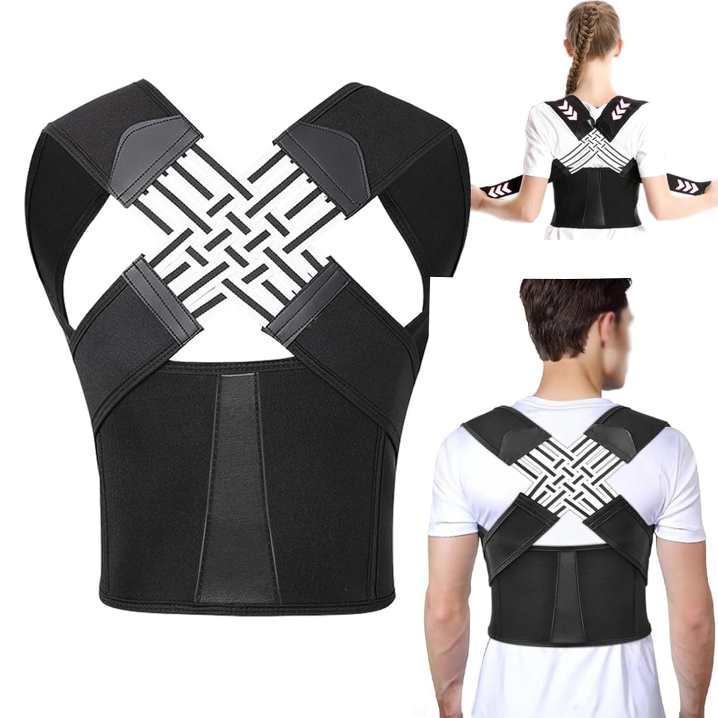 Premium Back Brace Posture Corrector for Women and Men | Back Straight And Shoulder Support Belt