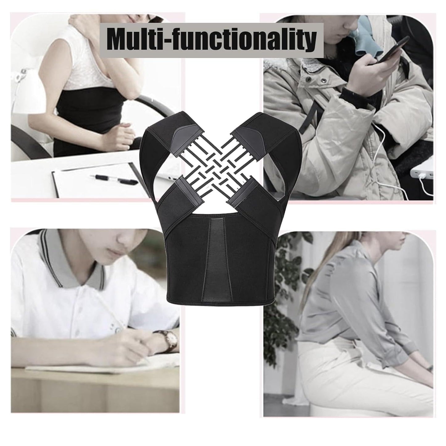 Premium Back Brace Posture Corrector for Women and Men | Back Straight And Shoulder Support Belt