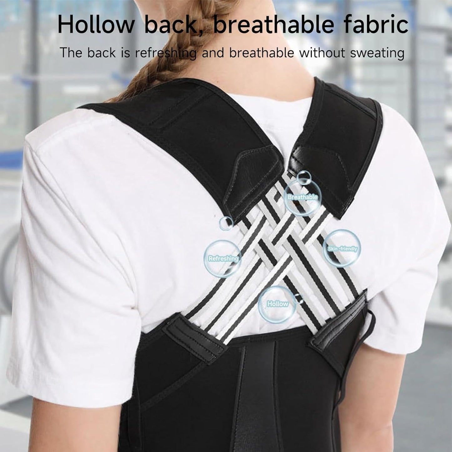 Premium Back Brace Posture Corrector for Women and Men | Back Straight And Shoulder Support Belt