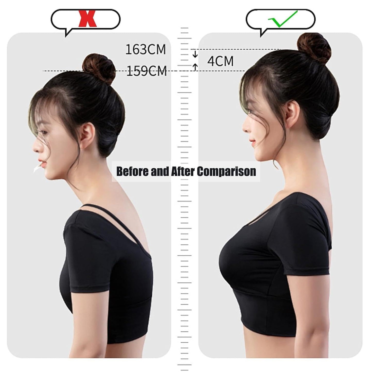 Premium Back Brace Posture Corrector for Women and Men | Back Straight And Shoulder Support Belt